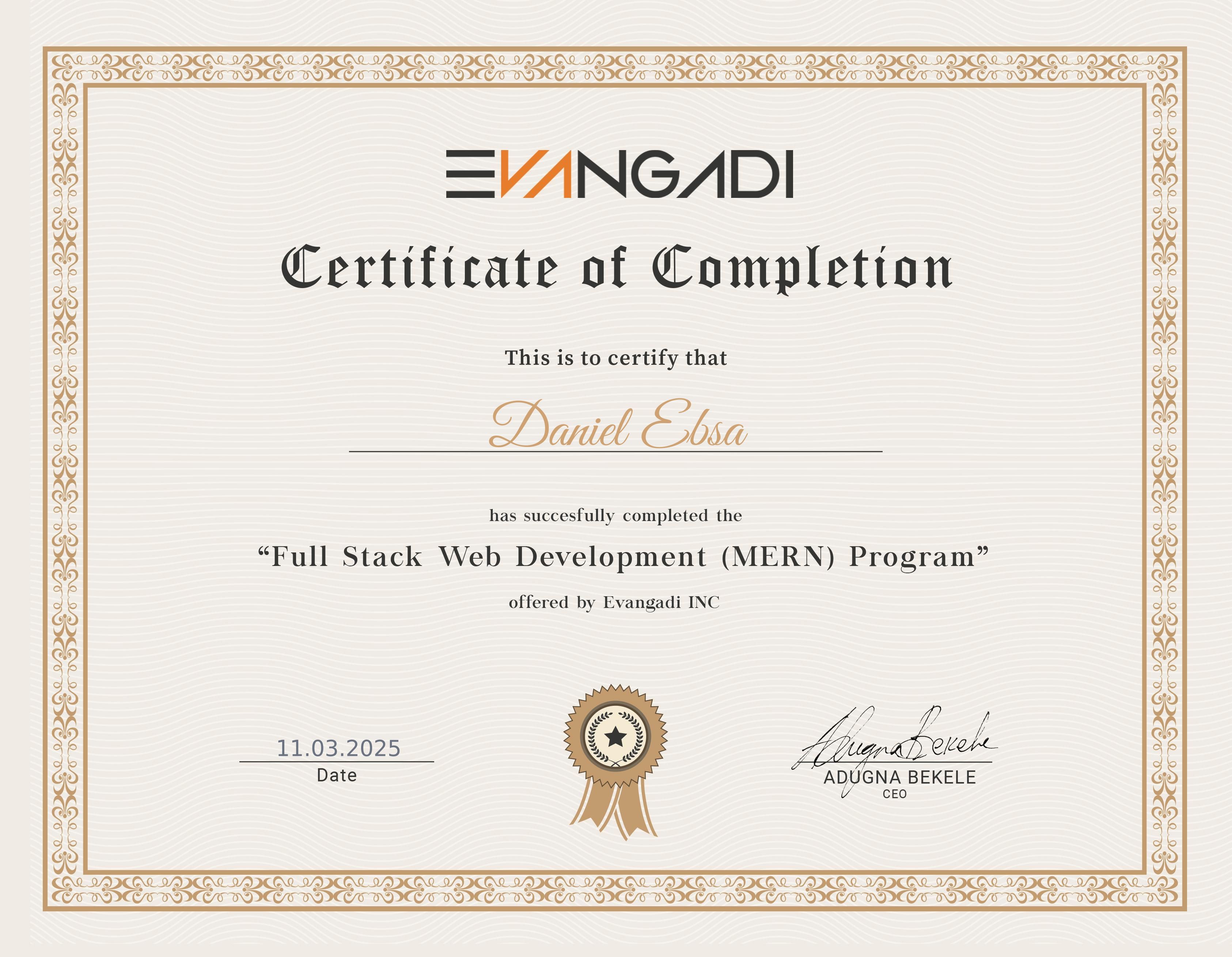 Daniel Ebsa - Full Stack Developer | React.js • Node.js • AWS | CI/CD ...